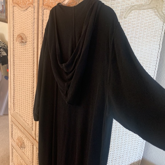 Zagora, HOODED Caftan, Cover Up, Loungewear, Robe ~ Vintage Lux - Picture 3 of 16